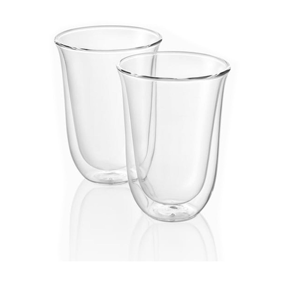 DeLonghi Bicchieri Glass Latte Macchiato Cups, Set of 2
