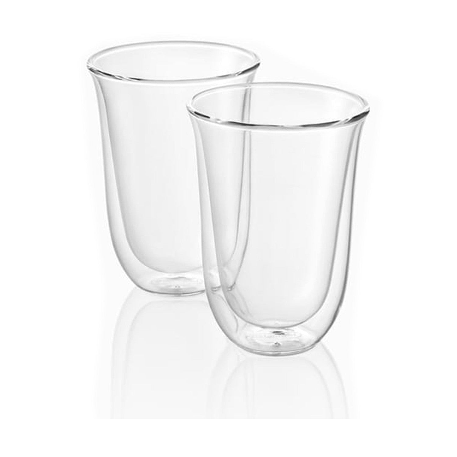 DeLonghi Bicchieri Glass Latte Macchiato Cups, Set of 2