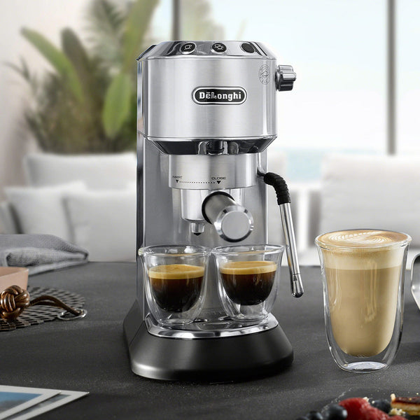 DeLonghi Dedica Arte Manual Espresso Machine, Metal #EC885M