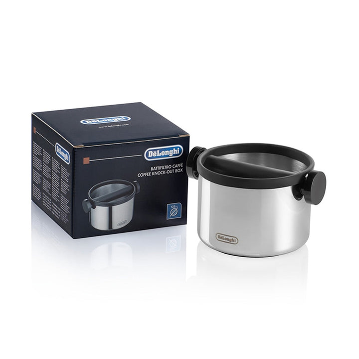 DeLonghi Large Knock Box, Stainless Steel