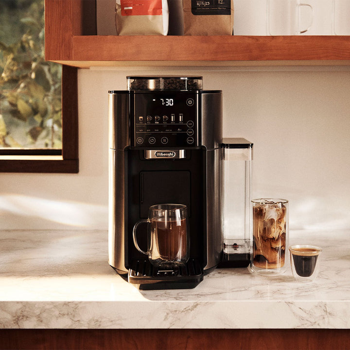 DeLonghi TrueBrew Automatic Coffee Machine, Stainless