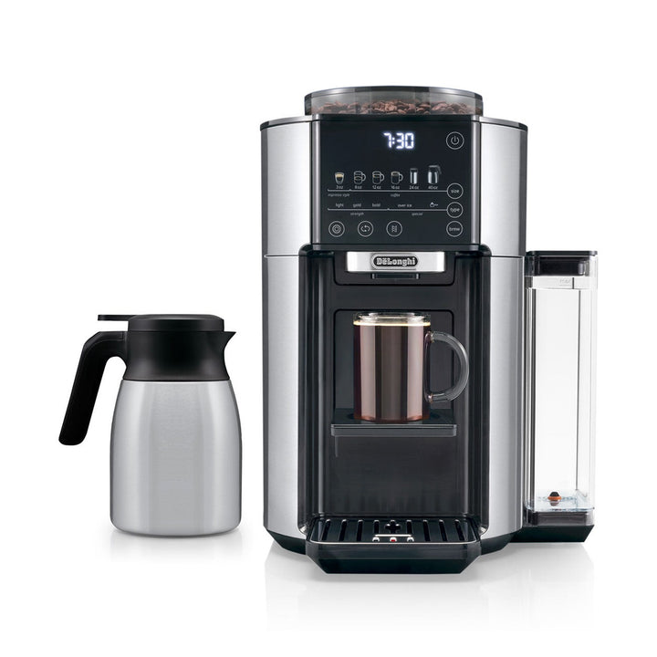 DeLonghi TrueBrew Automatic Coffee Machine, Stainless with Thermal Carafe