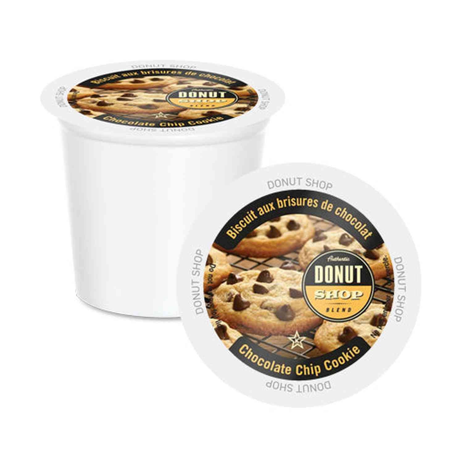 Donut Shop Chocolate Chip Cookie Single Serve Coffee 24 Pack