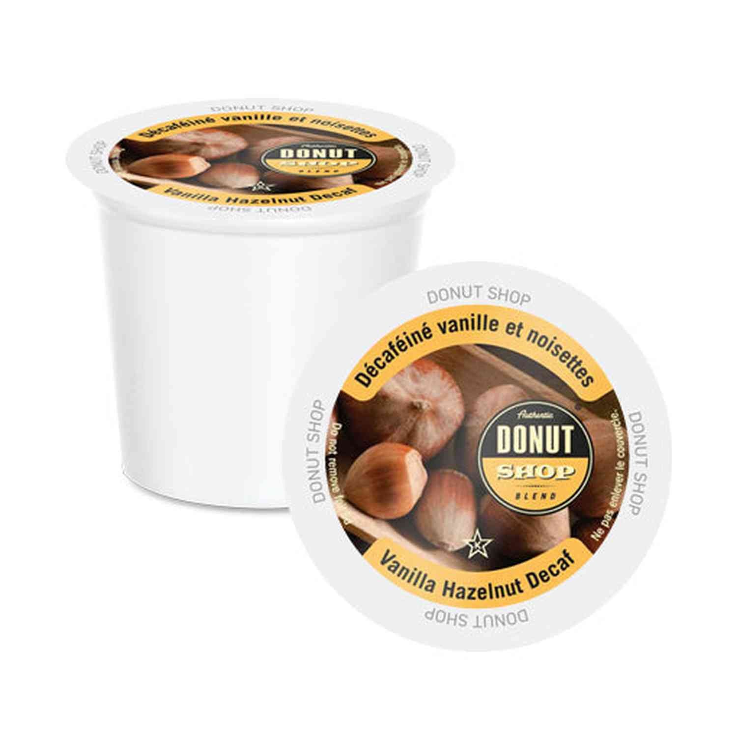 Donut Shop Decaf Vanilla Hazelnut Single Serve Coffee 24 Pack