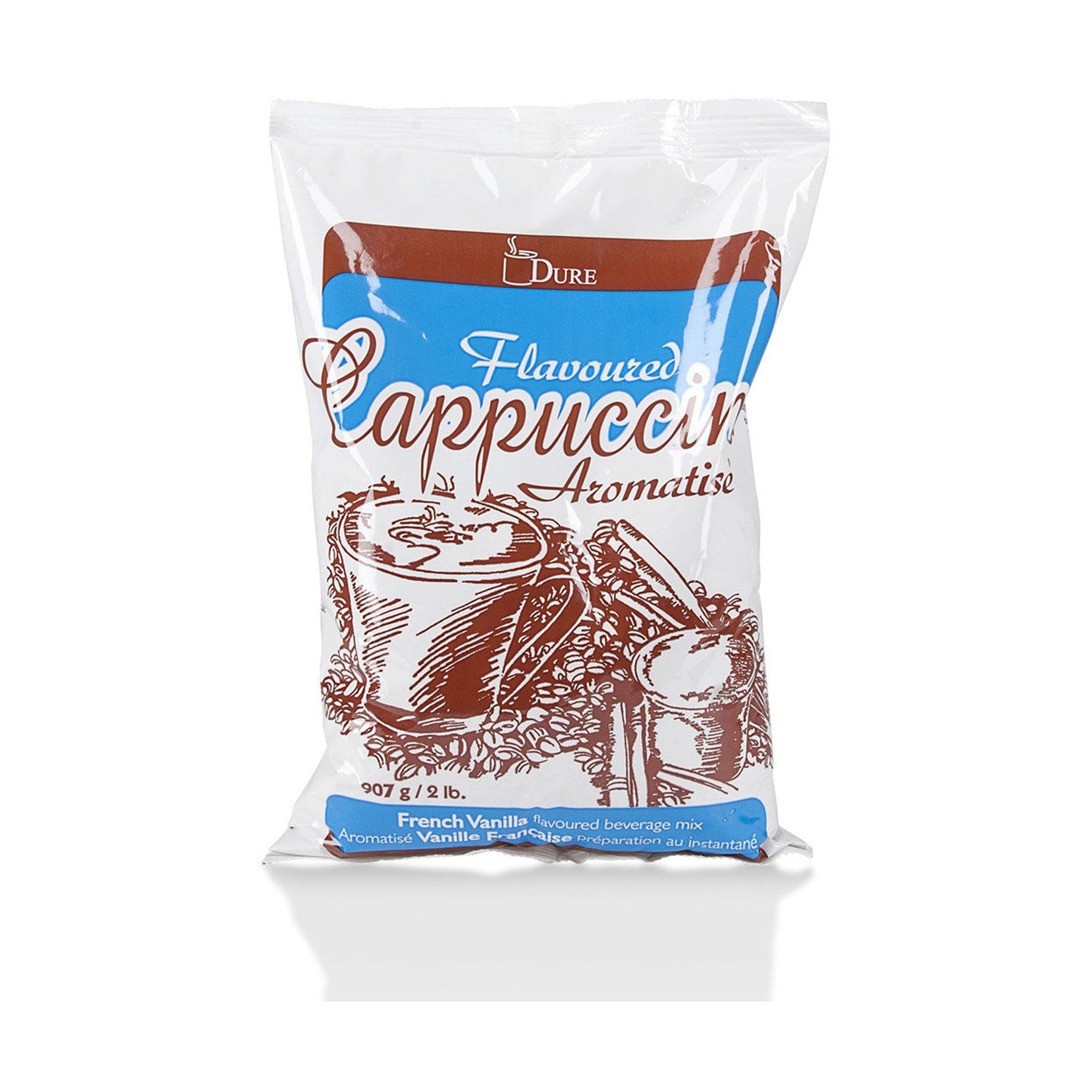 Dure French Vanilla Powdered Cappuccino, 2 lb bag