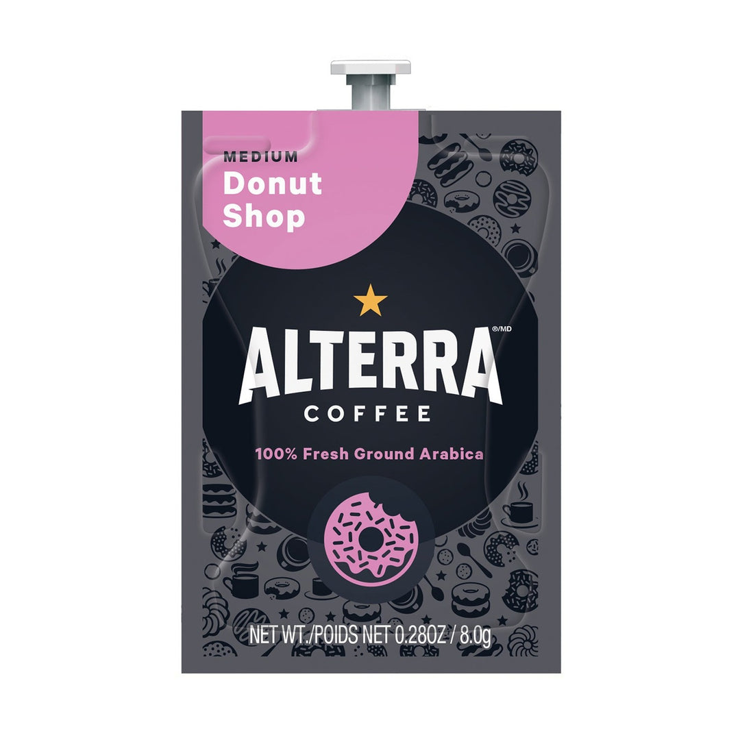 Flavia Alterra Donut Shop Coffee Freshpacks 20 Count or 100 Case