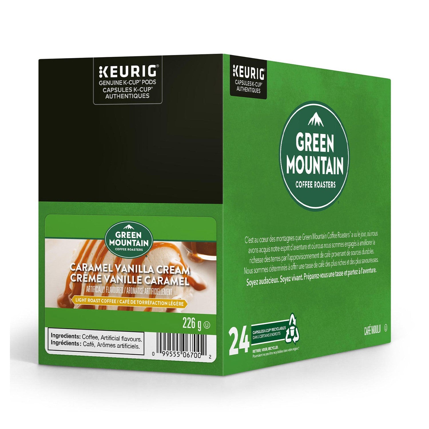 Green Mountain Coffee Caramel Vanilla Cream K-Cup® Pods 24 Pack