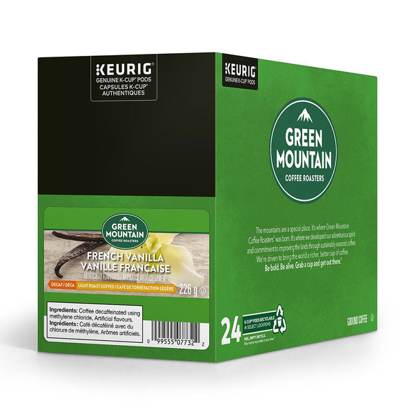 Green Mountain Coffee French Vanilla Decaf K-Cup® Pods 24 Pack