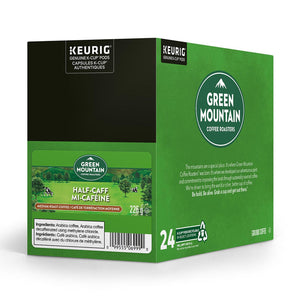 Green Mountain Coffee Half Calf K-Cup Pods 24 Pack