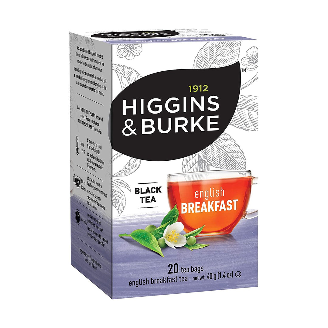 Higgins &amp; Burke English Breakfast Filterbag Tea 20 Count