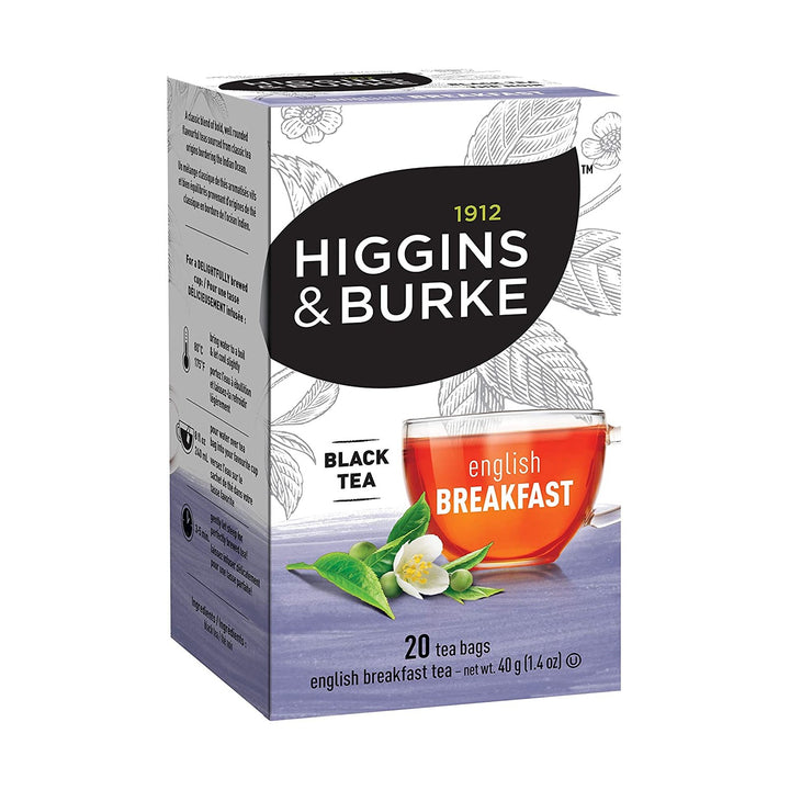 Higgins &amp; Burke English Breakfast Filterbag Tea 20 Count