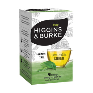 Higgins & Burke Forest Valley Green Filterbag Tea 20 Count