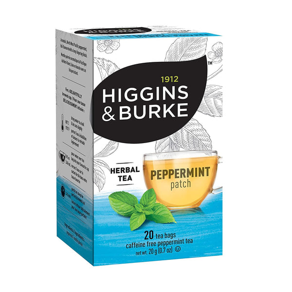 Higgins & Burke Peppermint Patch Filterbag Tea 20 Count