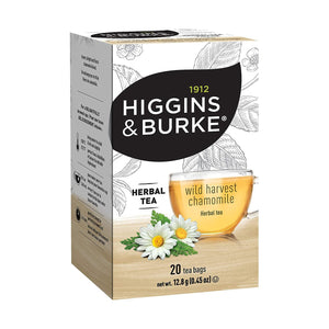 Higgins & Burke Wild Harvest Chamomile Filterbag Tea 20 Count