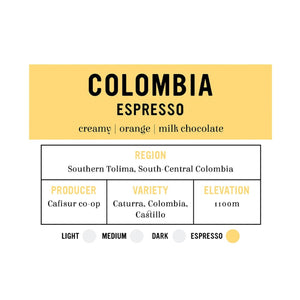 I.XXI Colombia South Tolima Whole Bean Espresso, 12 oz.