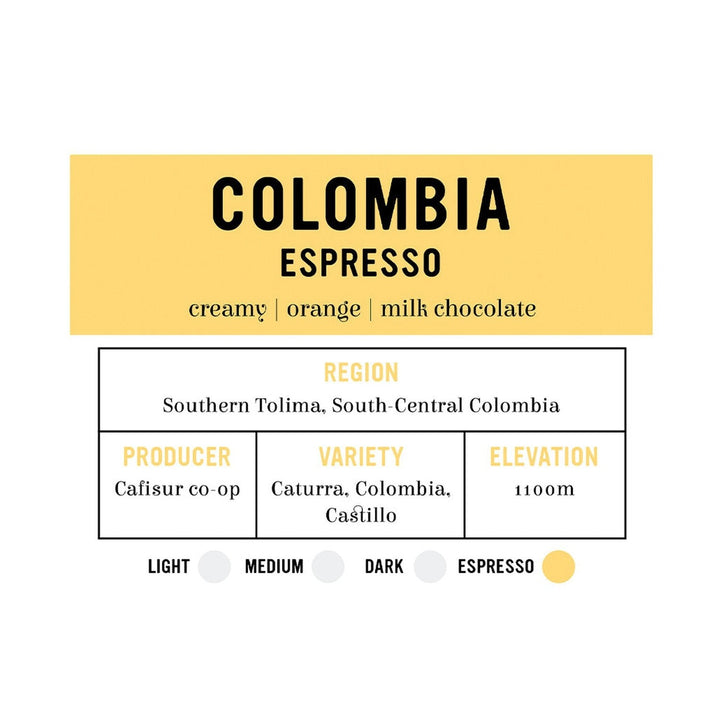 I.XXI Colombia South Tolima Whole Bean Espresso, 12 oz.
