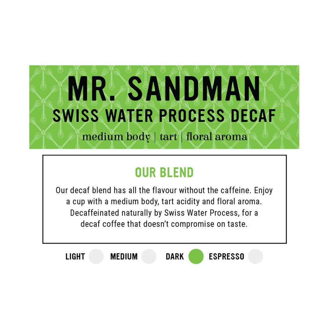 I.XXI Mr. Sandman Whole Bean Decaf Coffee, 12 oz.