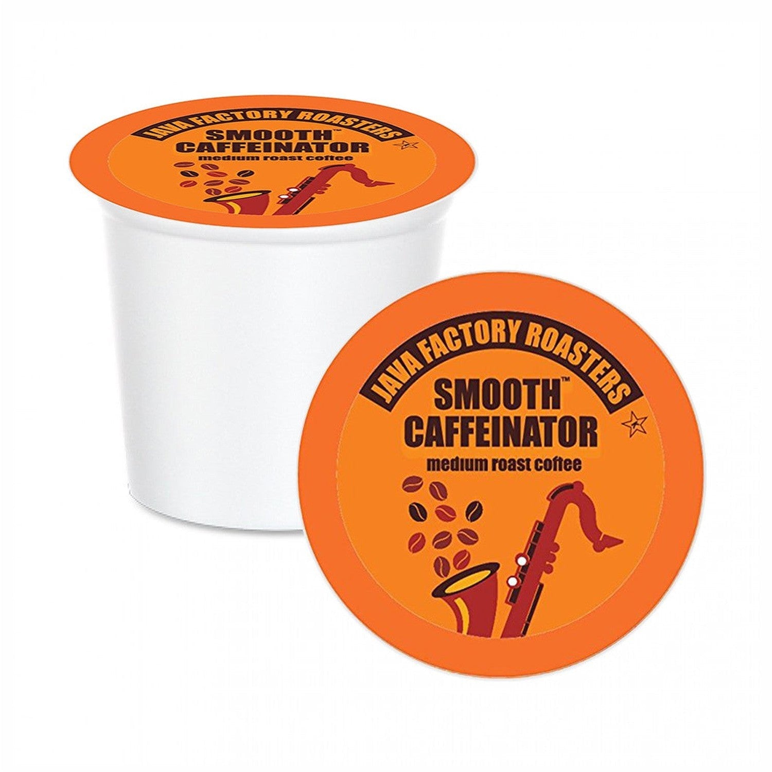Java Factory Roasters Smooth Caffeinator Single Serve Coffee 12 Pack