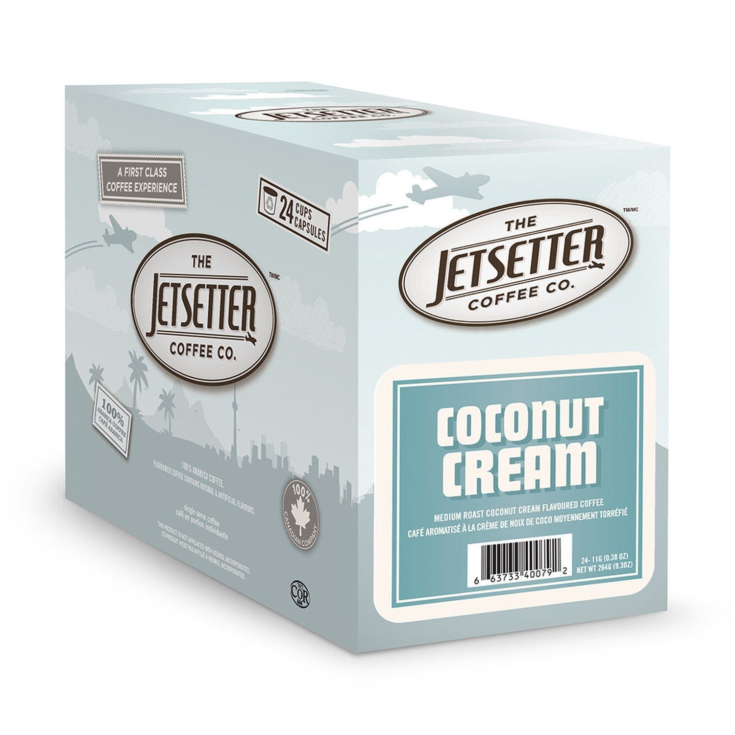 Jetsetter Coconut Cream Single Serve Coffee 24 Pack