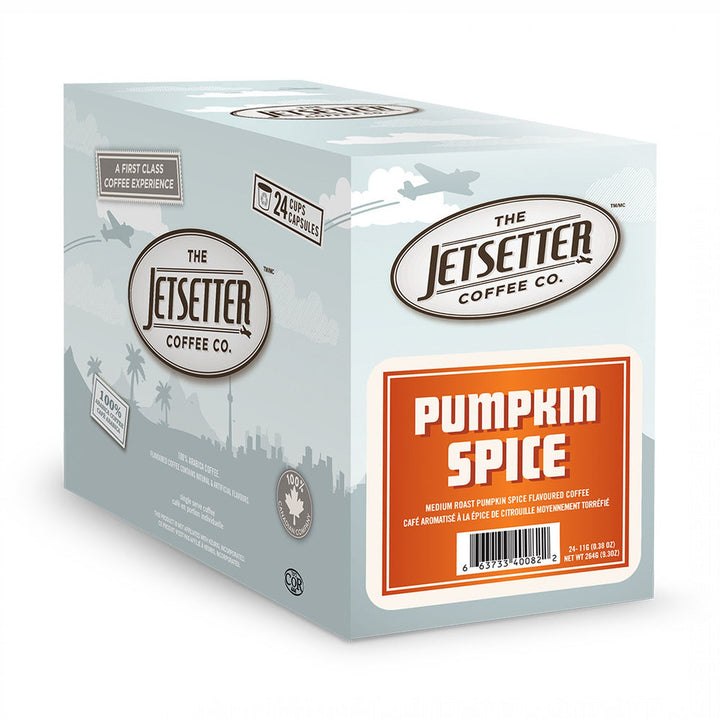 Jetsetter Pumpkin Spice Single Serve Coffee 24 Pack