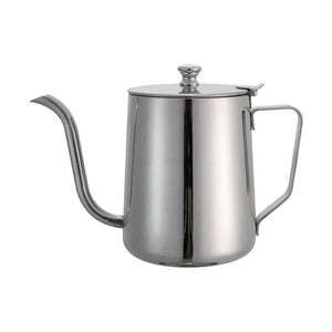 JoeFrex Gooseneck Drip Kettle with Lid, 20 oz. Stainless Steel