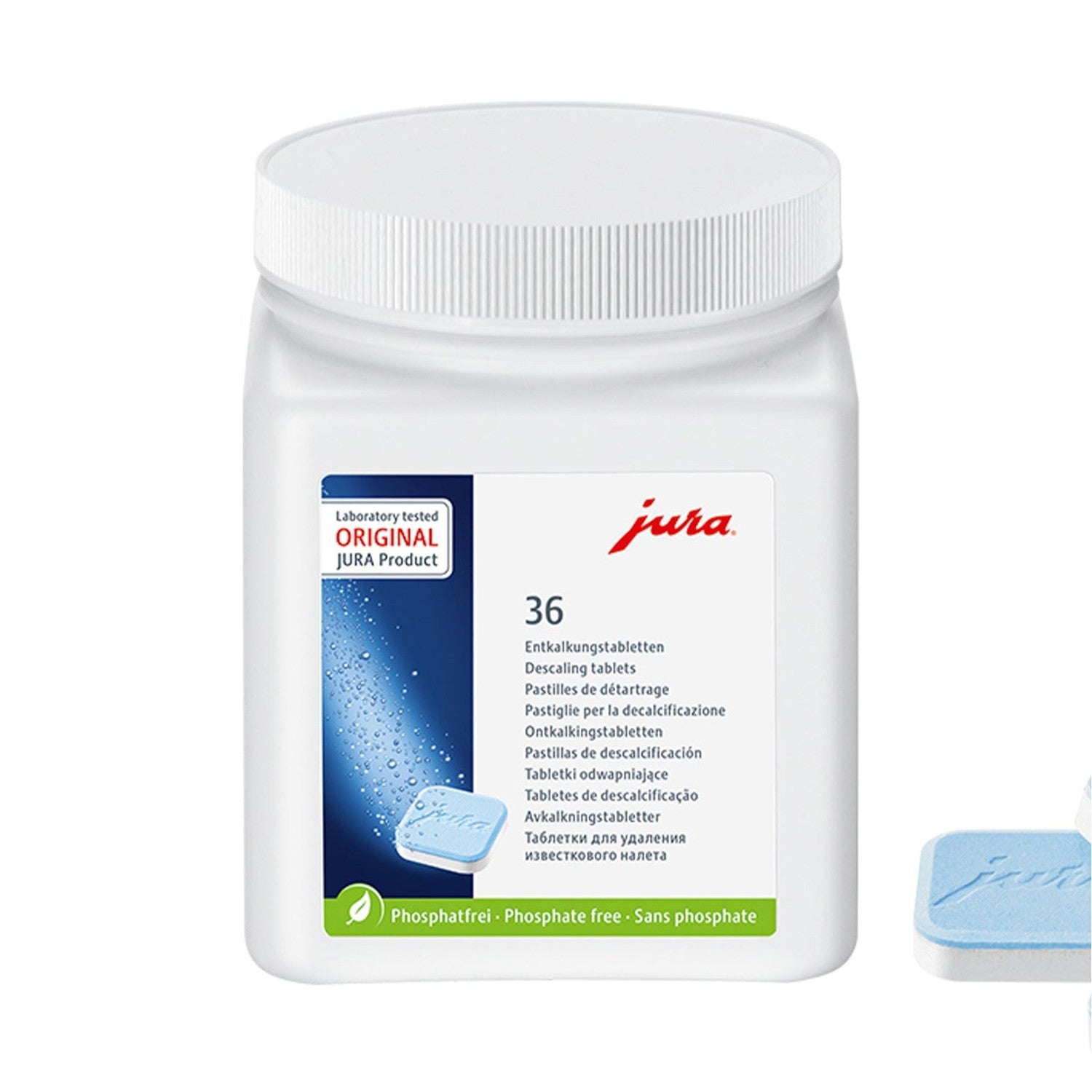 Jura 3 Phase Cleaning Descaling Tablets, 36 Pack