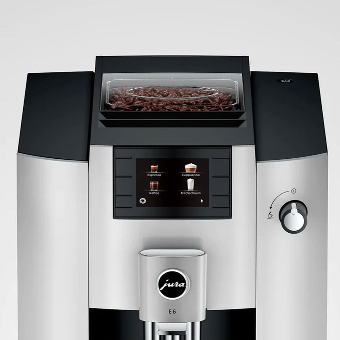 Jura E6 Automatic Espresso Machine, Platinum 