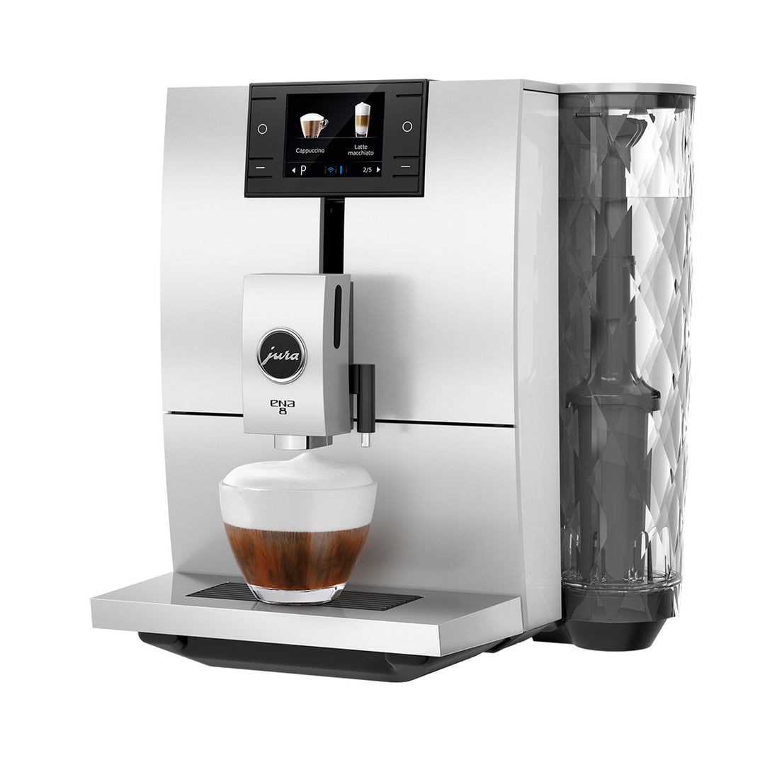 Jura ENA 8 Automatic Espresso Machine, Nordic White 