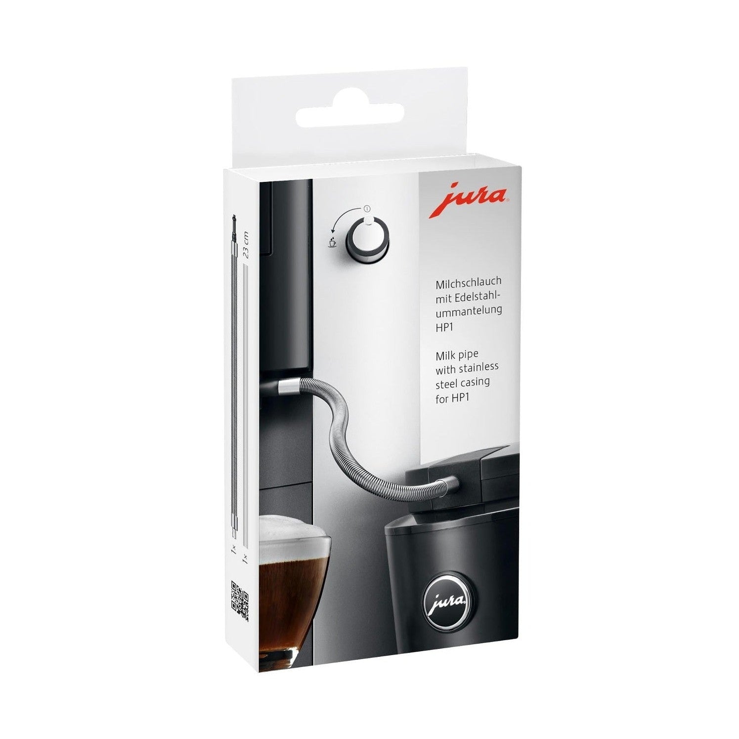 Jura Milk Pipe with Stainless Steel Casing for HP1