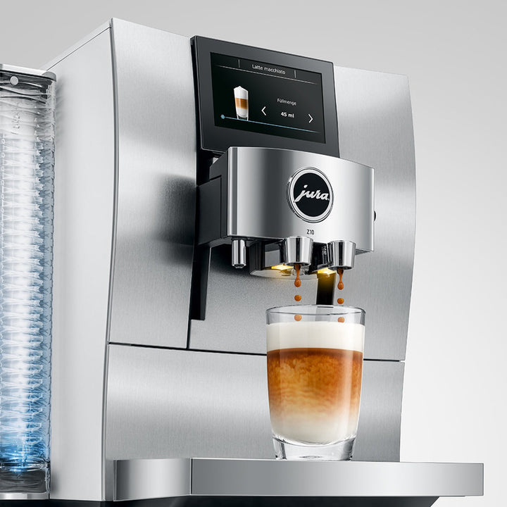Jura Z10 Automatic Espresso Machine, Aluminum White 