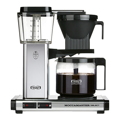 Technivorm Moccamaster KBGV Select #53941 Coffee Maker, Polished Silver