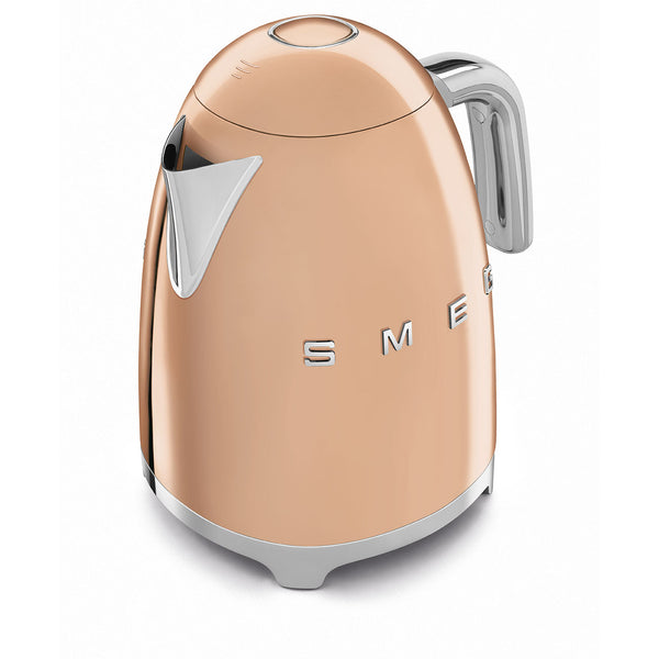 Smeg Rose Gold Electric Tea Kettle, from above