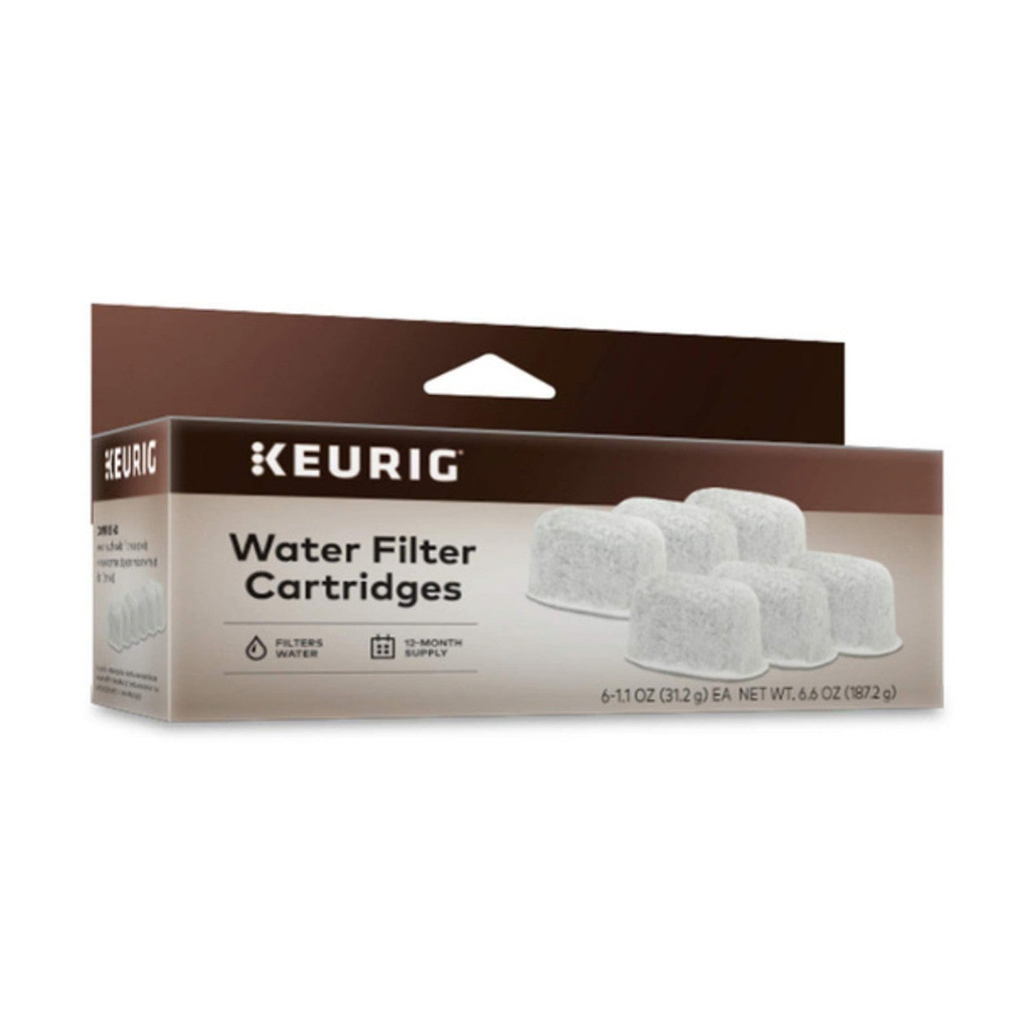 Keurig Water Filter Cartridge Refills 6 Pack