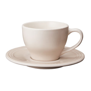 Le Creuset Stoneware Cappuccino Cups, Set of 2 - Meringue