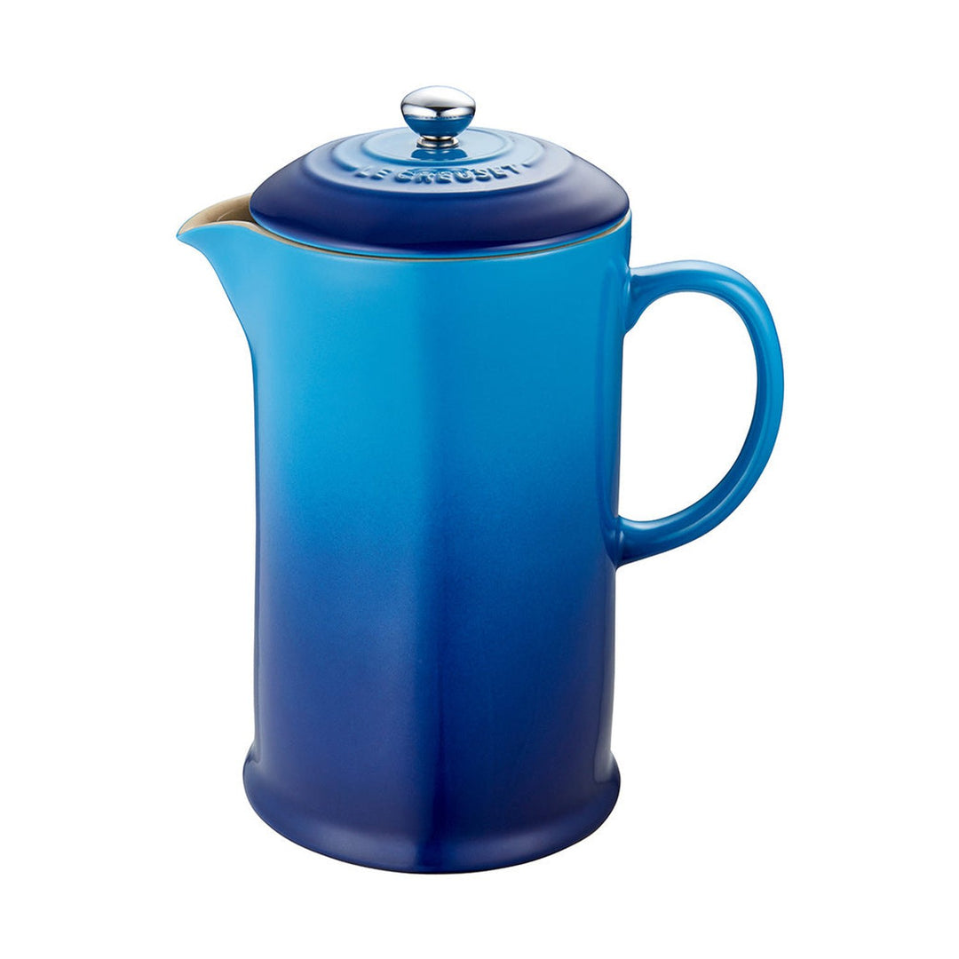 Le Creuset Cafe Stoneware 1L French Press, Blueberry