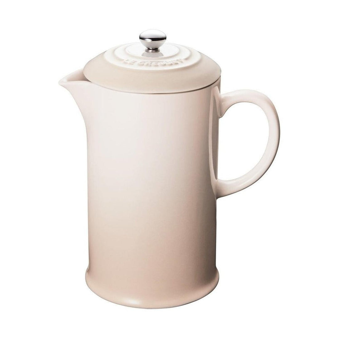 Le Creuset Cafe Stoneware 1L French Press, Meringue