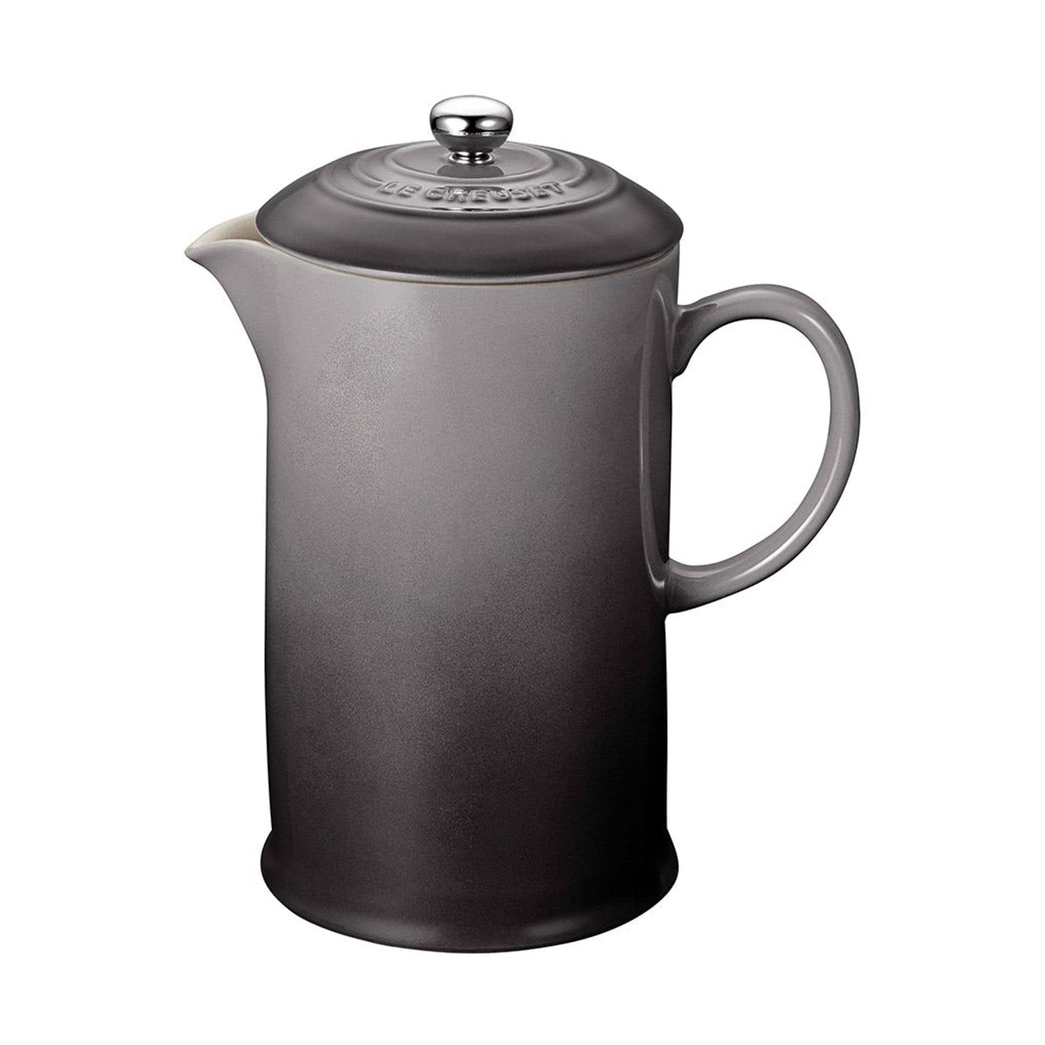 Le Creuset Cafe Stoneware 1L French Press, Oyster