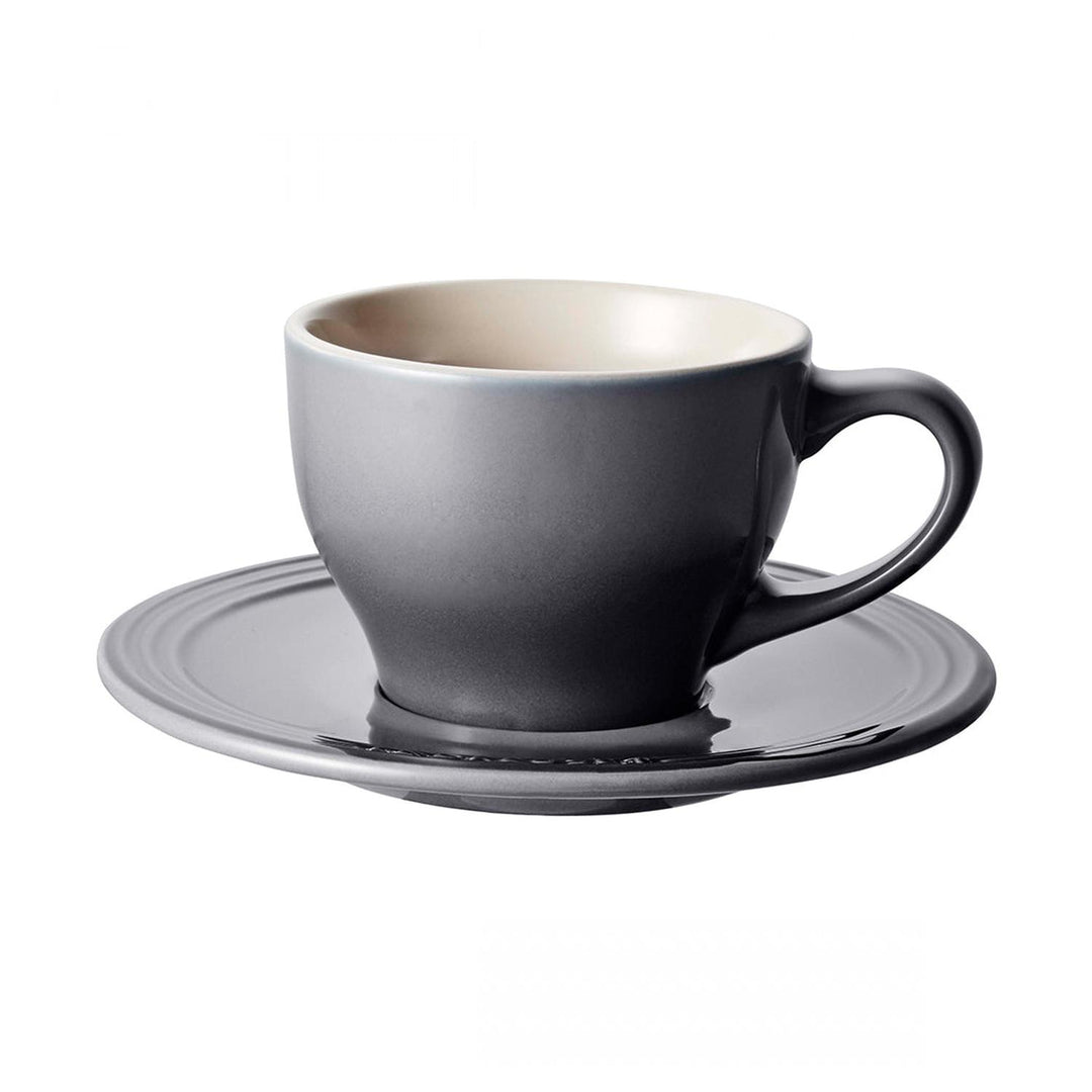 Le Creuset Stoneware Cappuccino Cups, Set of 2 - Oyster