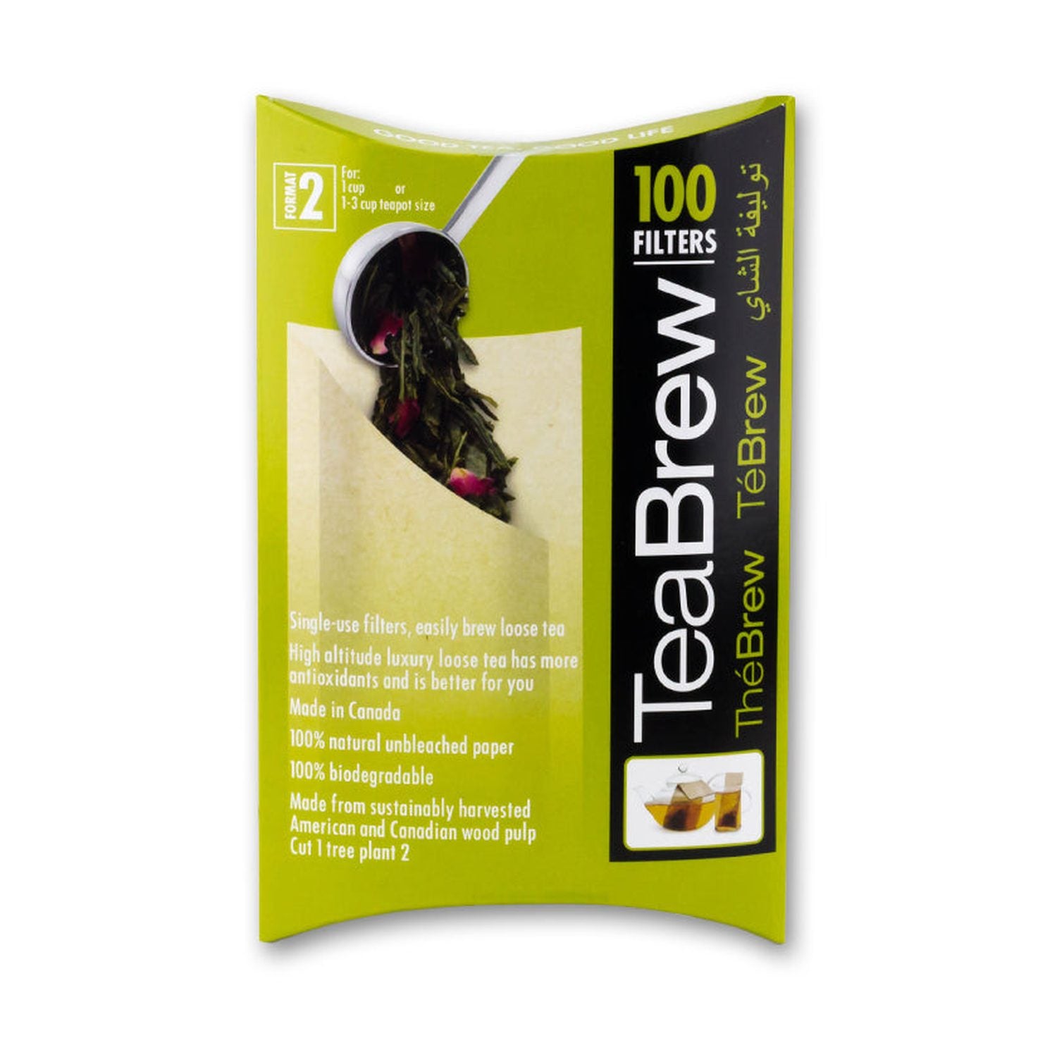 Loose Leaf Brew Bags 1-3Cup - 100 Pack