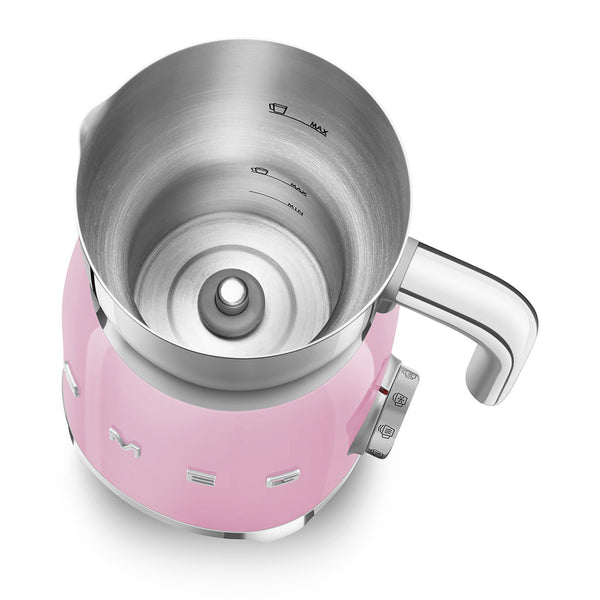 SMEG Electric Milk Frother, Pink