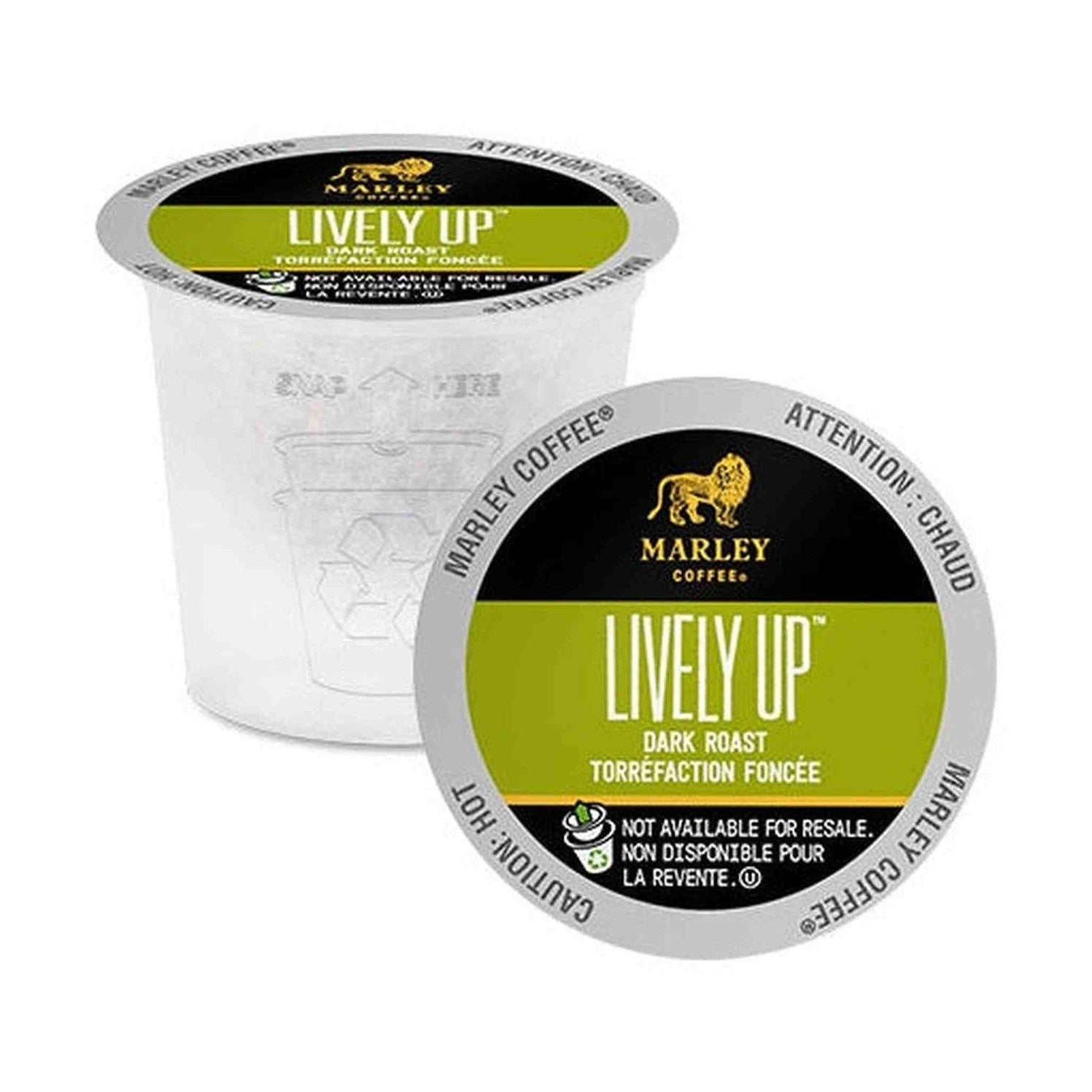 Marley Coffee Lively Up Single Serve Coffee 24 Pack