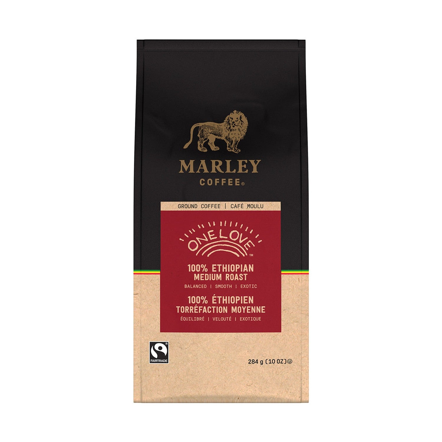Marley Coffee One Love Ground Coffee 10 oz.