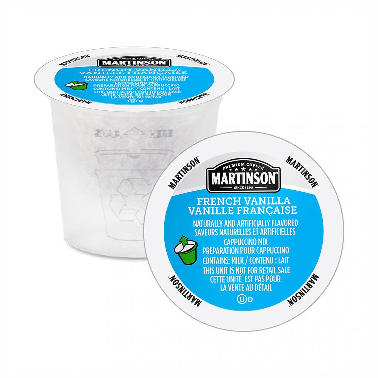 Martinson French Vanilla Single Serve Cappuccino 24 Pack