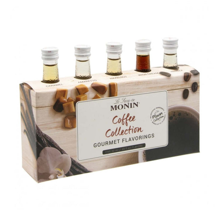 Monin Coffee Flavour Collection, 5 Pack