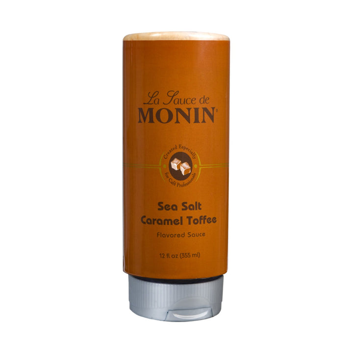 Monin Sea Salt Caramel Toffee Sauce, 12 oz.