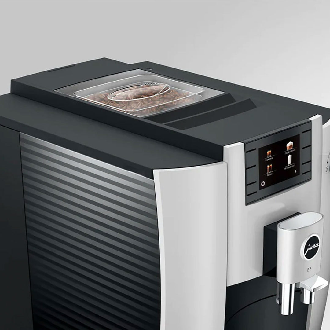 Jura E6 Automatic Espresso Machine, Platinum 15465 ECS Coffee