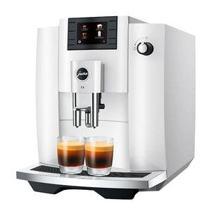 Jura E6 Automatic Espresso Machine, White #15559
