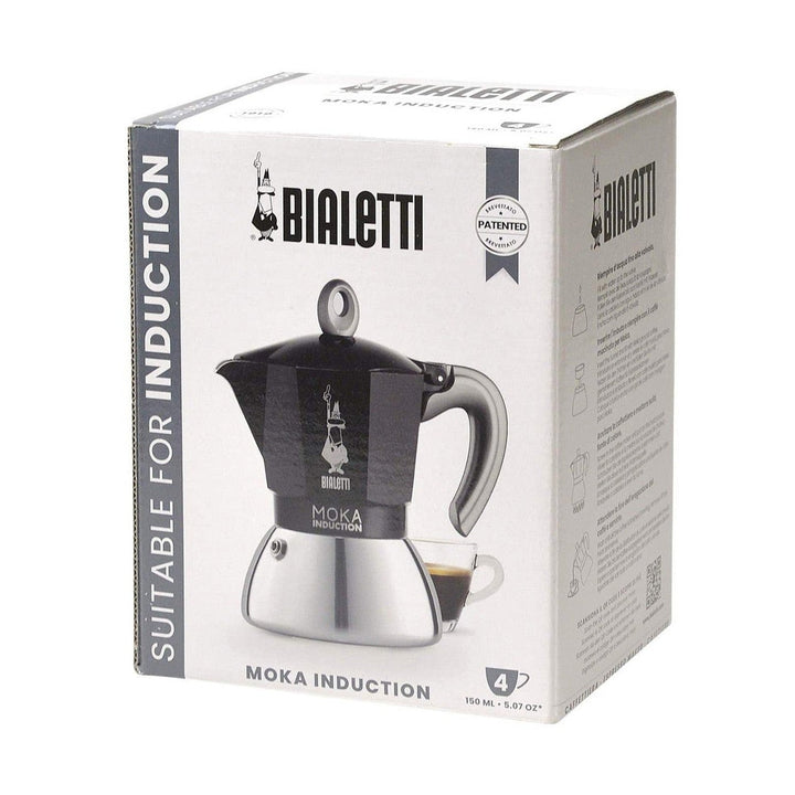 Bialetti Moka Induction Stovetop Coffee Maker, 4 Cups