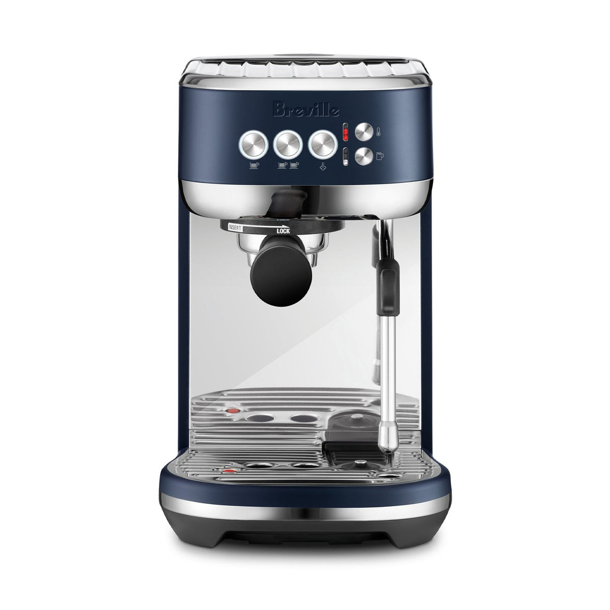 Breville Bambino Plus Automatic Espresso Machine, Damson Blue #BES500DBL1BCA