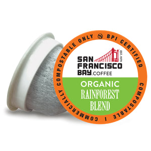 San Francisco Bay Organic Rainforest Blend Single Serve Coffee 80 Pack